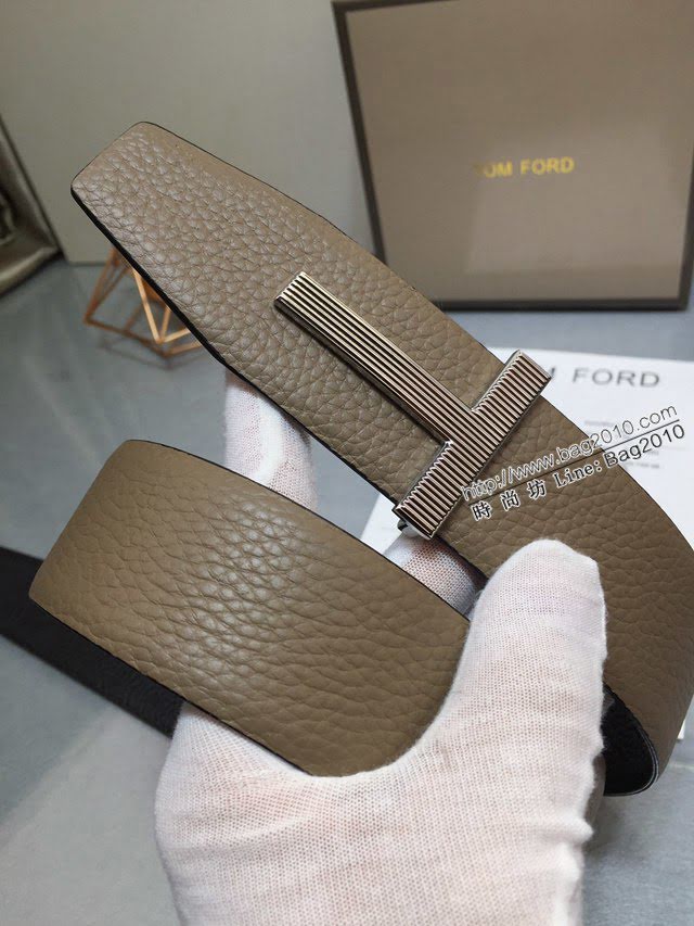 TOM FORD商務男士皮帶 湯姆福特雙面小牛皮腰帶  jjp1877